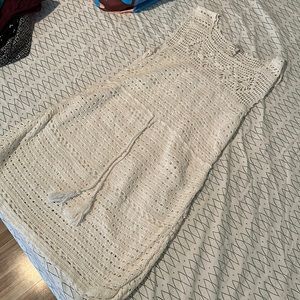 Crochet mini dress